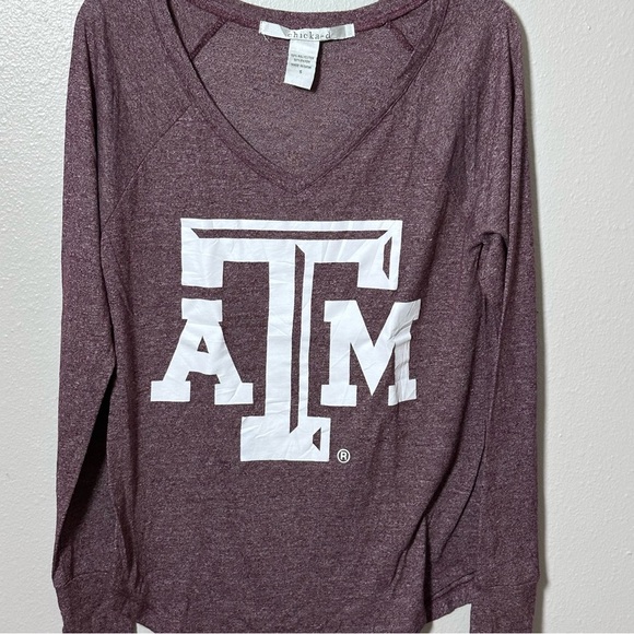 ATM aggies Women long sleeve fan shirt size small‎ - Picture 2 of 7